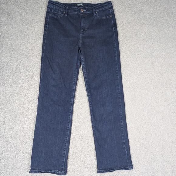Buffalo David Bitton Jeans 10/30 Blue Alyssa High Rise Straight Leg Stretch - Picture 1 of 9